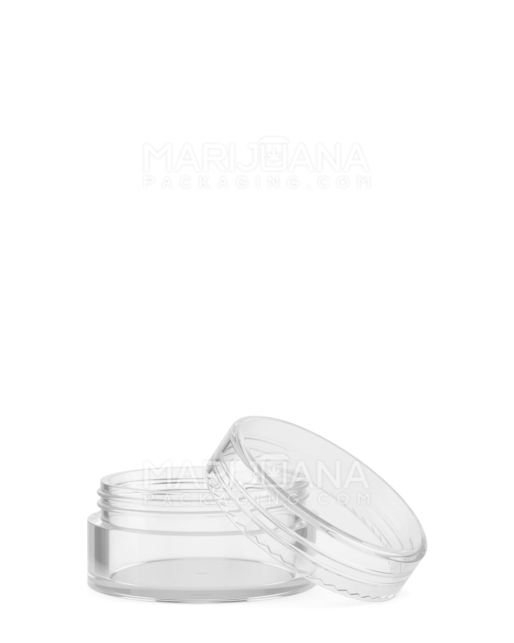 Clear Concentrate Containers w/ Screw Top Cap | 10mL - Plastic | Sample - 1