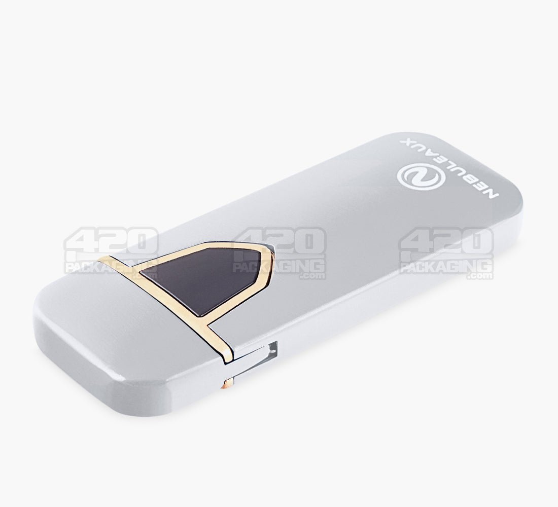 Nebuleaux Silver USB Rechargeable Metal Flameless Lighter - 4