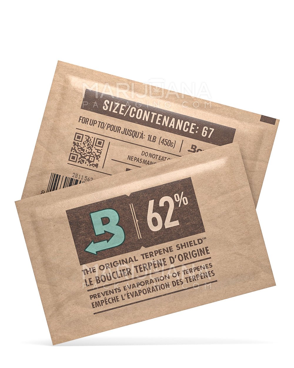 BOVEDA | 'Retail Display' Large Humidity Control Packs | 67 Grams - 62% - 12 Count - 2