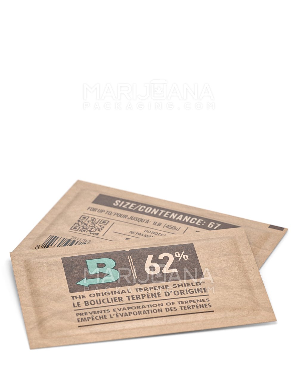 BOVEDA | Humidity Control Packs | 67 Grams - 62% - 100 Count - 5