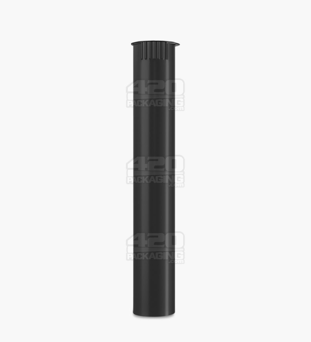 116mm Black Child Resistant Biodegradable Pop Top Pre-Roll Tubes