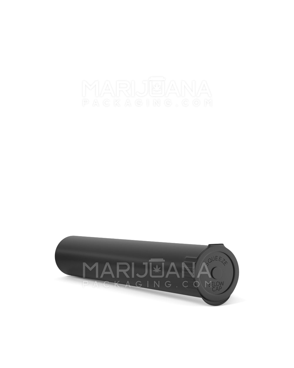 Child Resistant & Sustainable | 100% Biodegradable Pop Top Plastic Pre-Roll Tubes | 116mm - Black - 1000 Count - 6