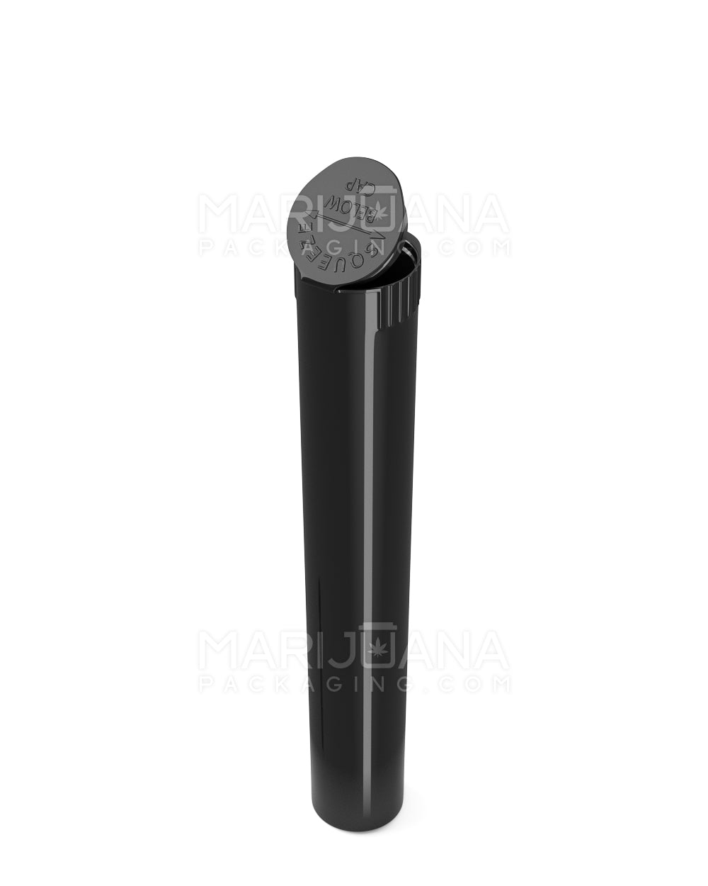 116mm CR King Size Opaque Black Plastic Pre-Roll Joint Tubes