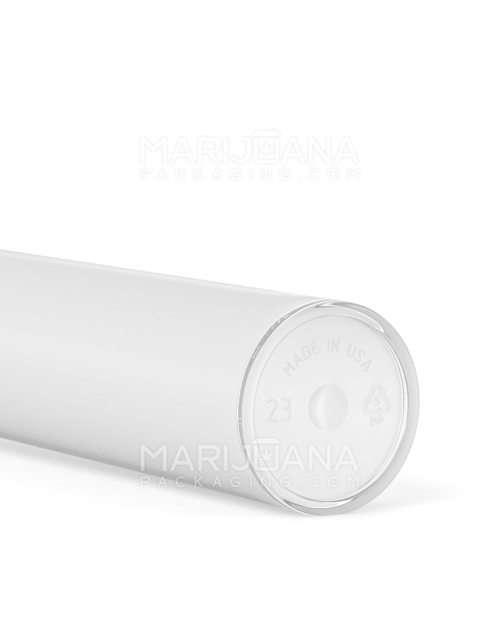 Child Resistant & Sustainable | 100% Biodegradable Pop Top Plastic Pre-Roll Tubes | 116mm - Clear - 1000 Count - 6