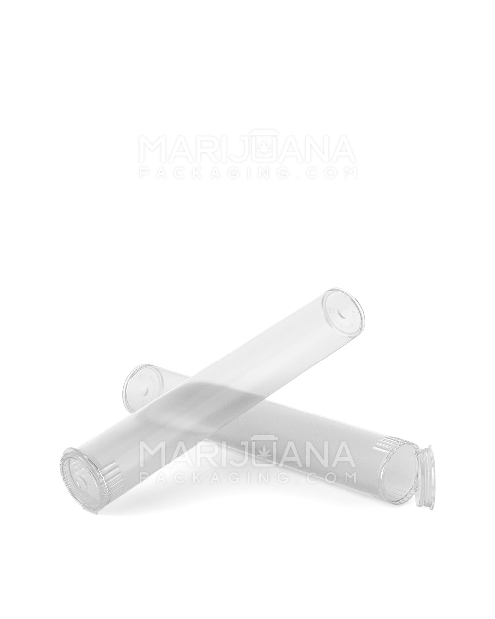 Child Resistant & Sustainable | 100% Biodegradable Pop Top Plastic Pre-Roll Tubes | 116mm - Clear - 1000 Count - 11
