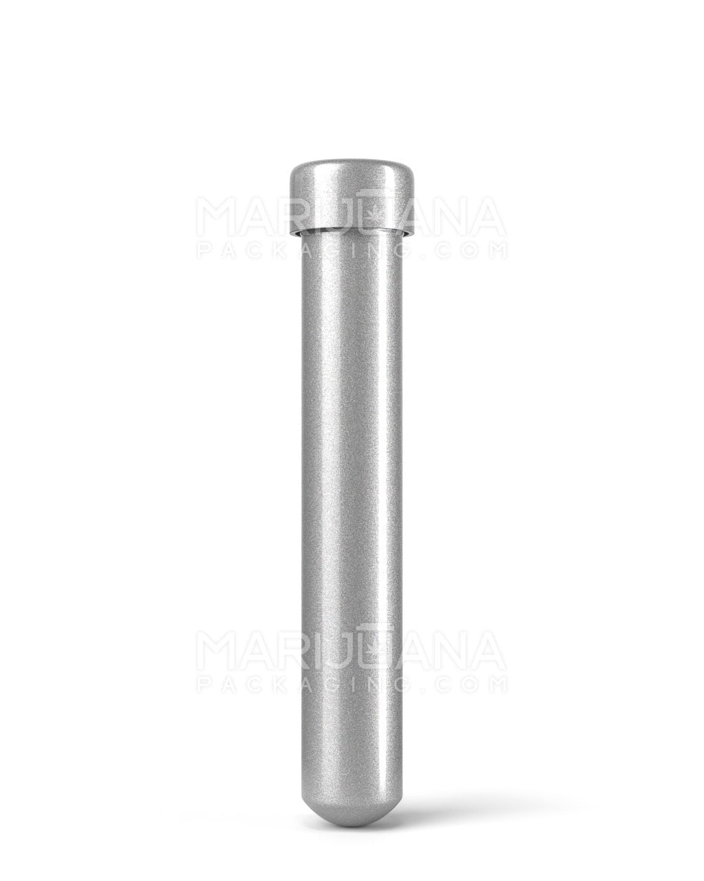 Child Resistant | King Size Pop Top Opaque Metal Pre-Roll Tubes | 110mm - Silver - 250 Count - 1