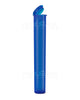Child Resistant | King Size Pop Top Translucent Plastic Pre-Roll Tubes | 116mm - Blue - 1000 Count