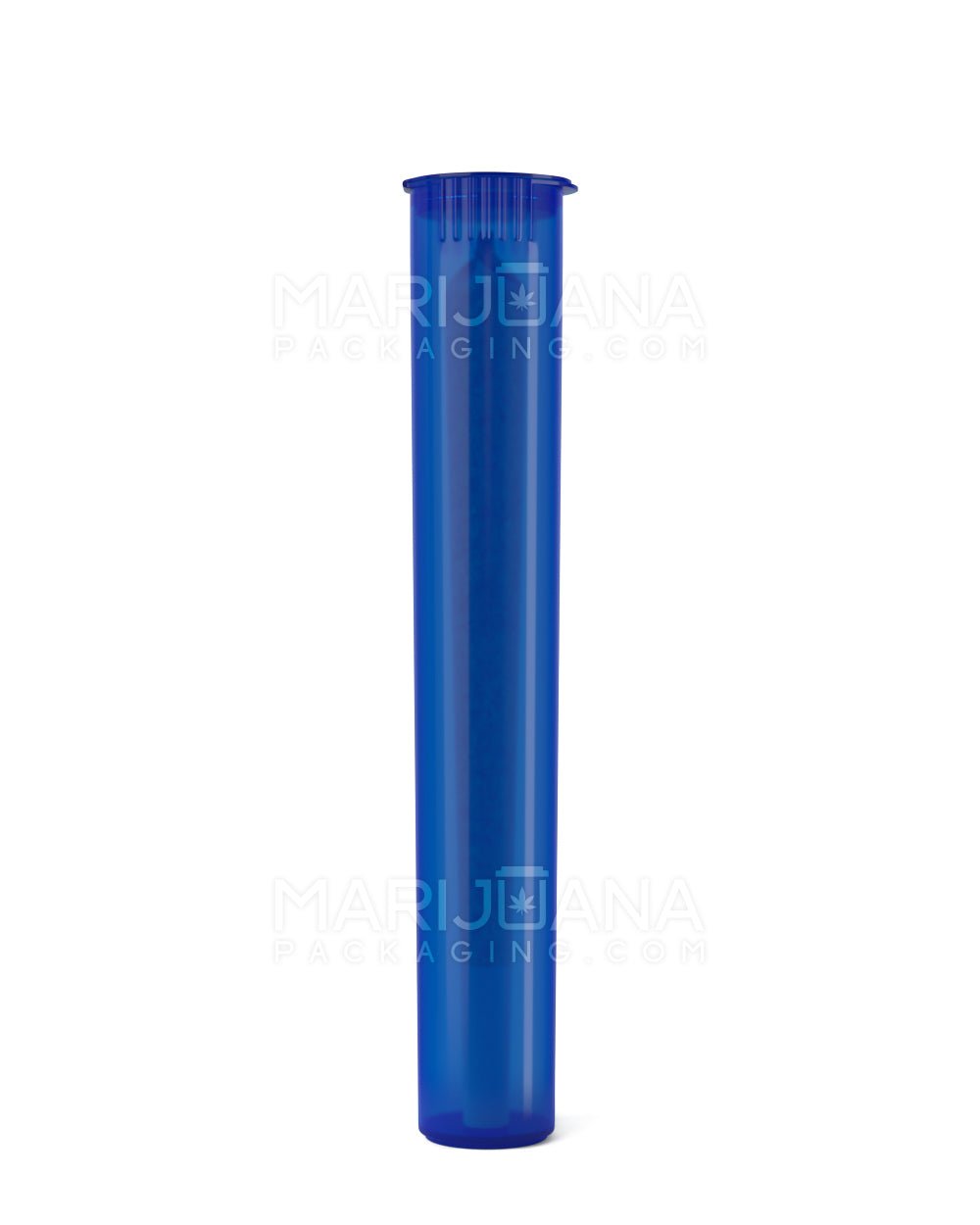 Child Resistant | King Size Pop Top Translucent Plastic Pre-Roll Tubes | 116mm - Blue - 1000 Count - 3