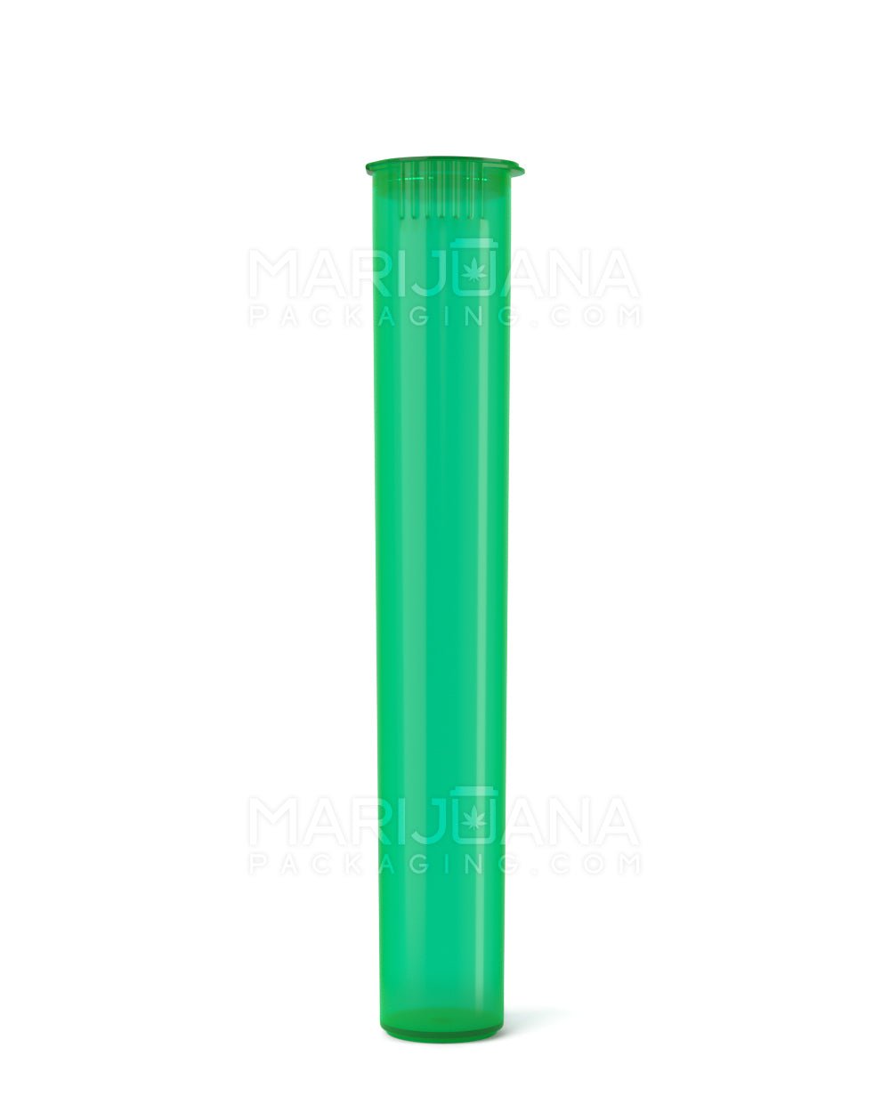 Child Resistant | King Size Pop Top Translucent Plastic Pre-Roll Tubes | 116mm - Green - 1000 Count - 2