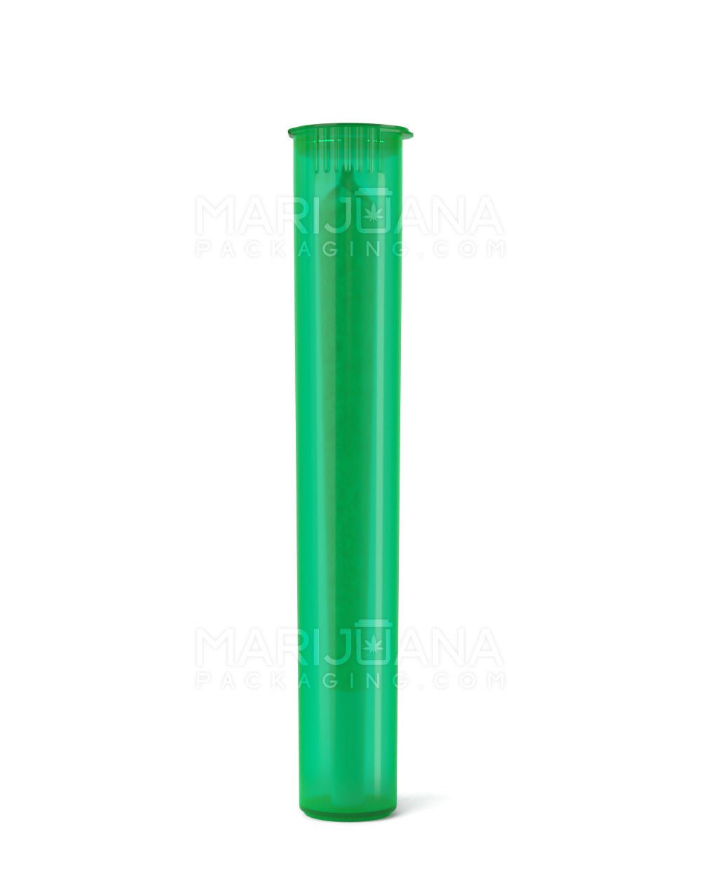 Child Resistant | King Size Pop Top Translucent Plastic Pre-Roll Tubes | 116mm - Green - 1000 Count - 3