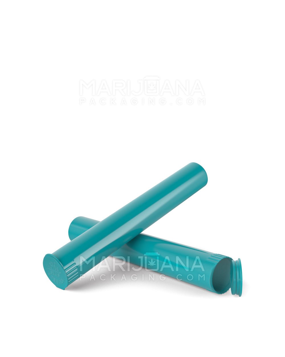 Child Resistant | King Size Pop Top Opaque Plastic Pre-Roll Tubes | 116mm - Teal - 1000 Count - 7