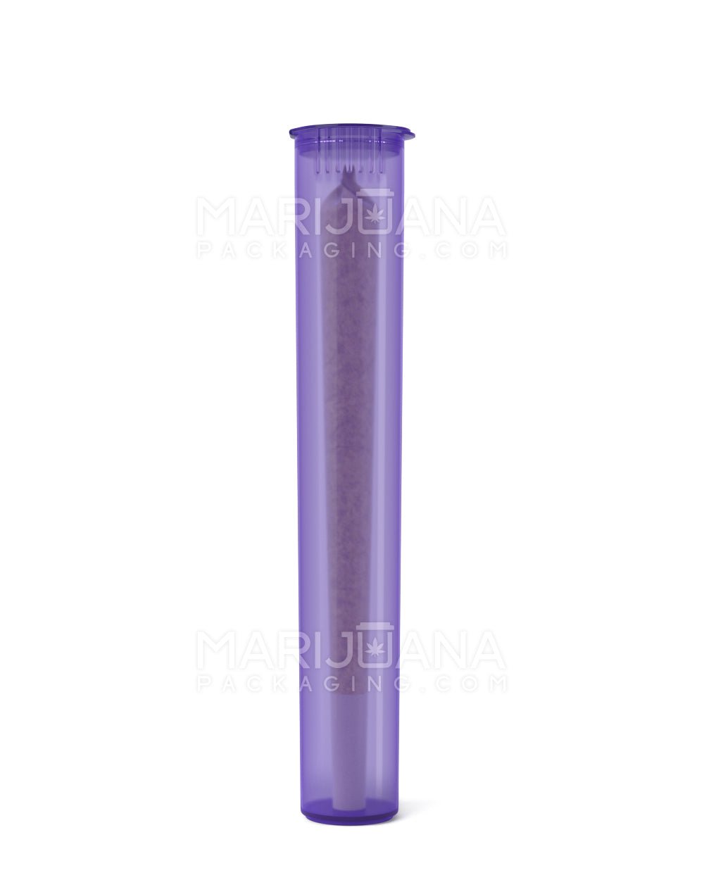 Child Resistant | King Size Pop Top Translucent Plastic Pre-Roll Tubes | 116mm - Purple - 1000 Count - 3