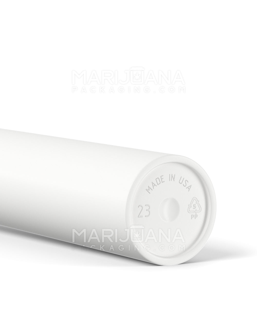 Child Resistant & Sustainable | 100% Biodegradable Pop Top Plastic Pre-Roll Tubes | 116mm - White - 1000 Count - 5