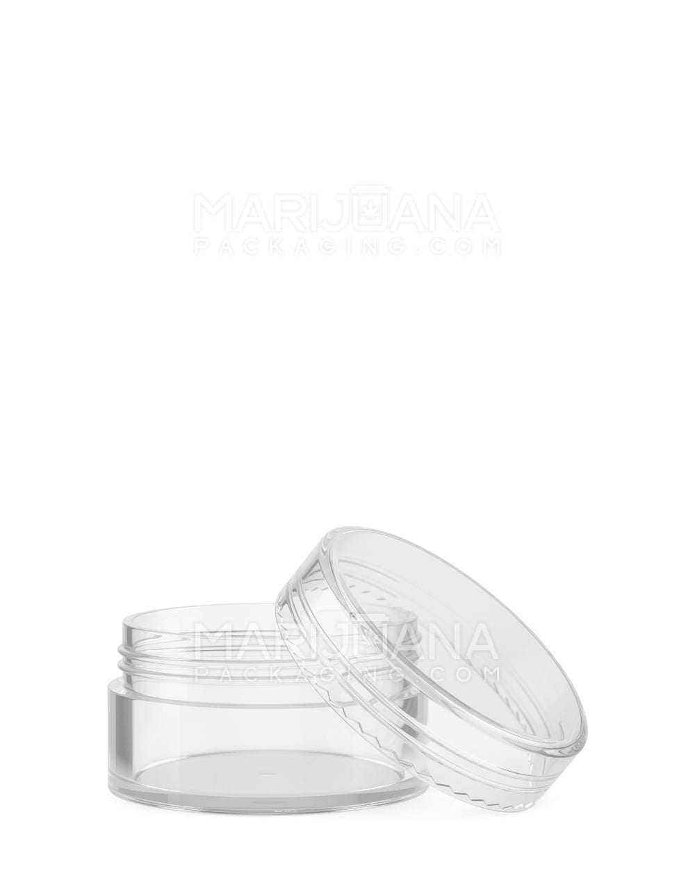 Clear Concentrate Containers w/ Screw Top Cap | 15mL - Plastic | Sample - 1