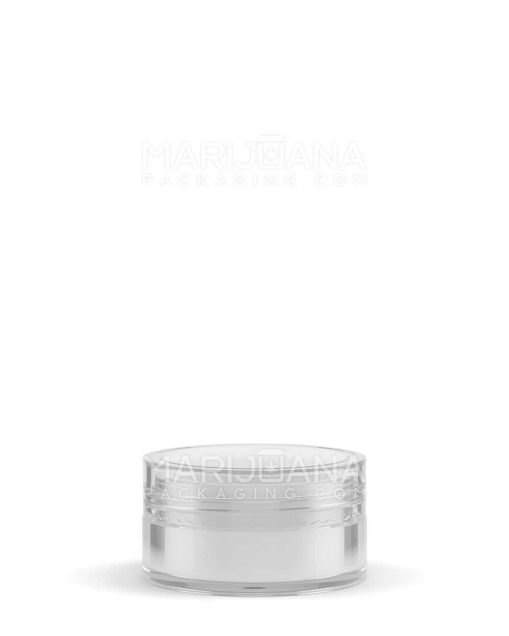 Clear Concentrate Containers w/ Screw Top Cap & White Silicone Insert | 10mL - Plastic | Sample - 2