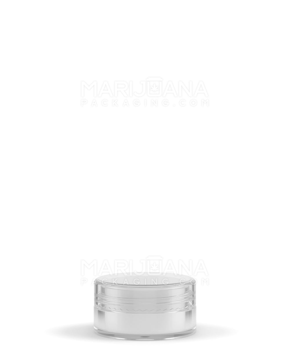 Clear Concentrate Containers w/ Screw Top Cap & White Silicone Insert | 5mL - Plastic | Sample - 2