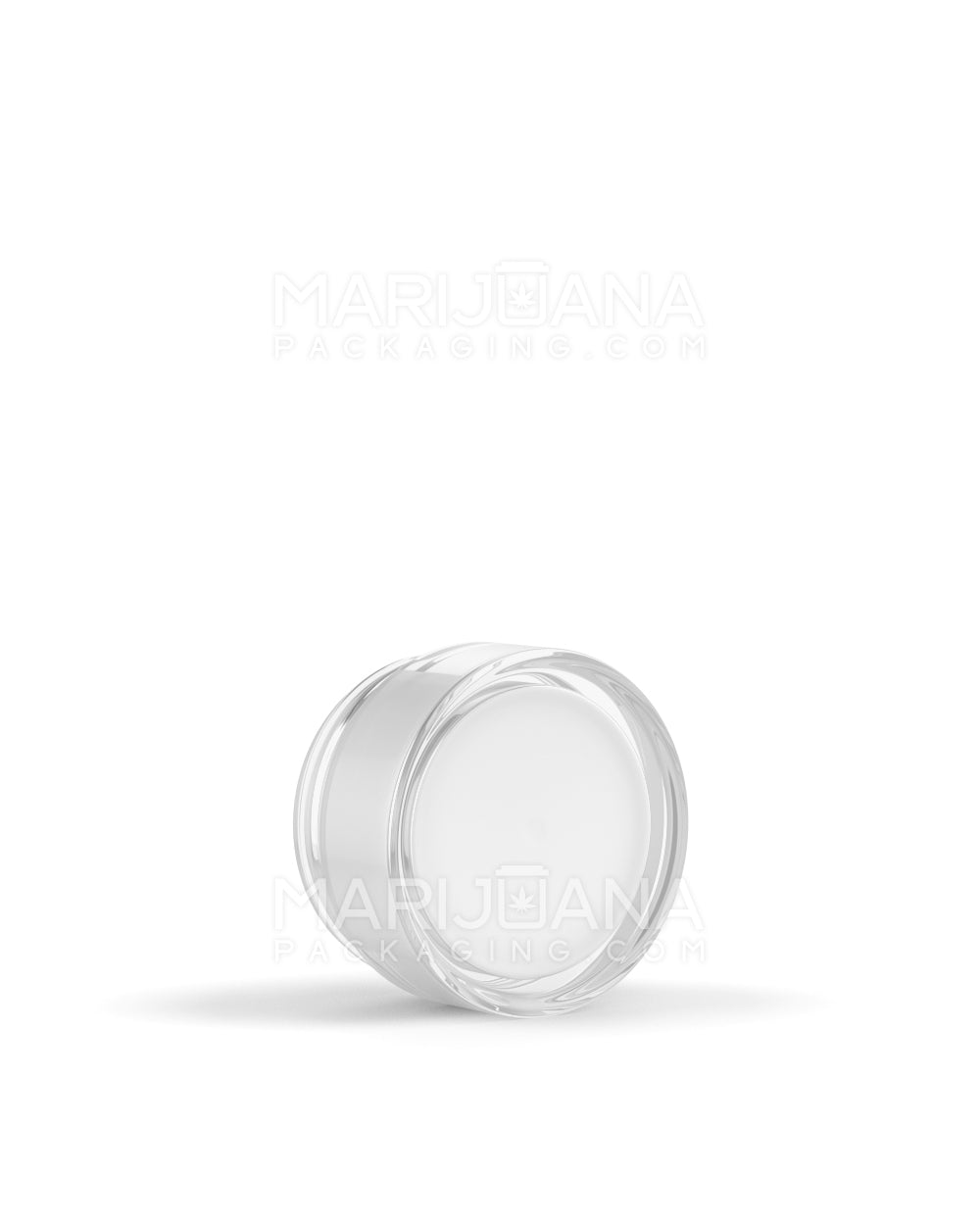 Clear Concentrate Containers w/ Screw Top Cap & White Silicone Insert | 7mL - Plastic - 100 Count - 9