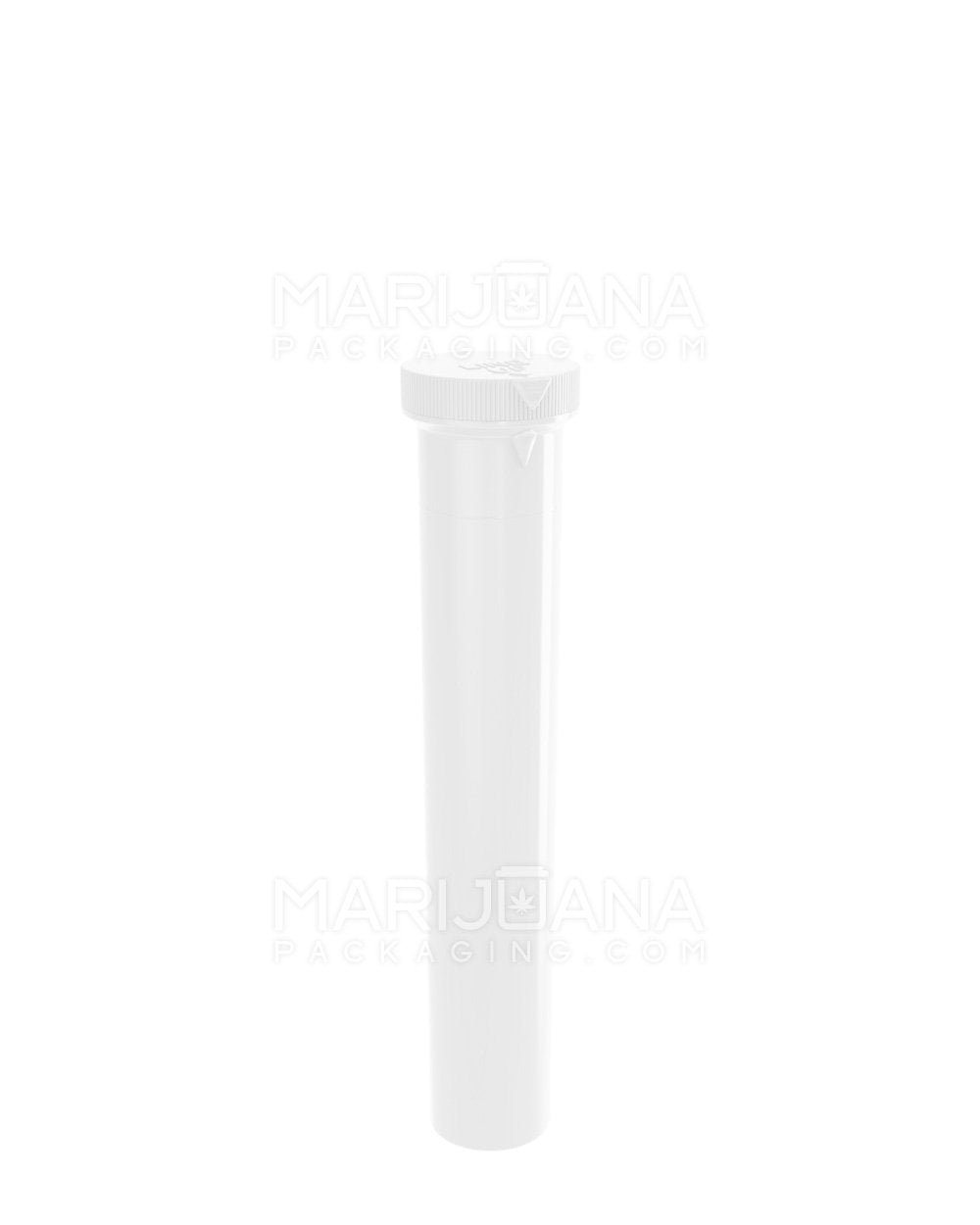 Child Resistant ‘Line-Up Arrow’ Pre-Roll Tubes | 94mm - Opaque White Plastic | Sample - 1