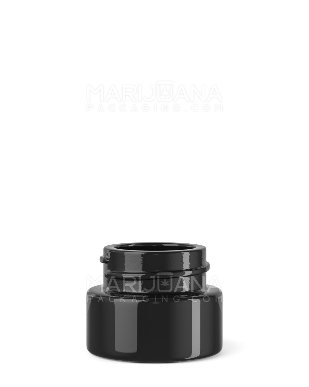 Glossy Black Glass Concentrate Containers | 29mm - 5mL | Sample - 1