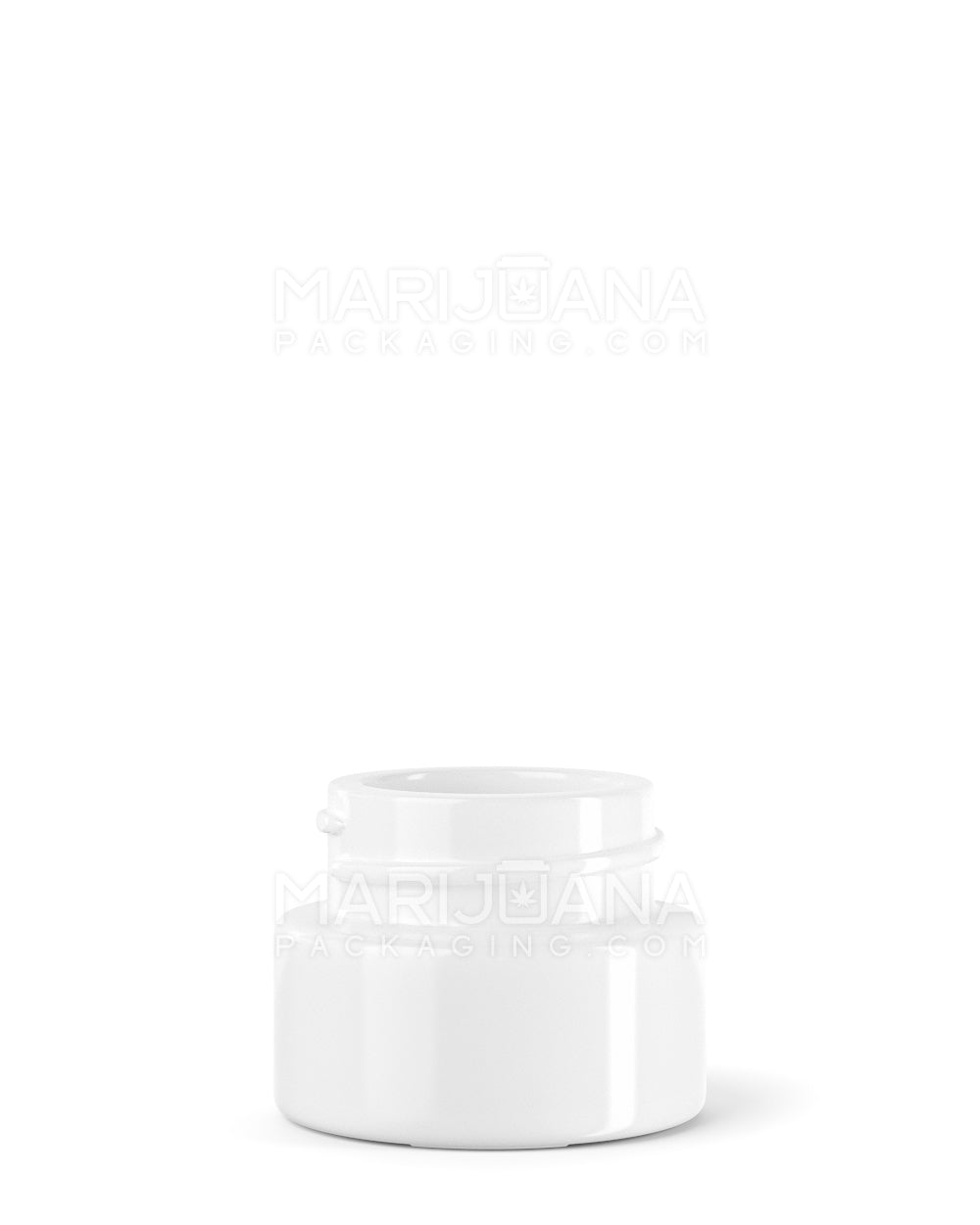 Glossy White Glass Concentrate Containers | 29mm - 5mL - 504 Count - 1