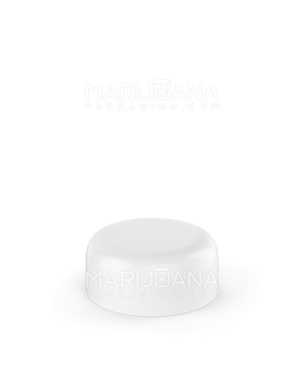 Child Resistant | Glossy White Glass Concentrate Containers w/ Cap | 29mm - 5mL - 504 Count