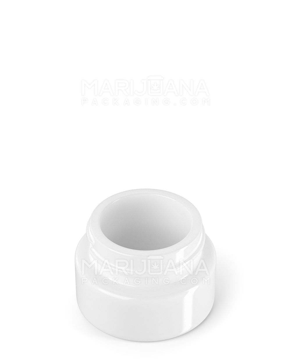 Glossy White Glass Concentrate Containers | 32mm - 9mL - 320 Count - 2