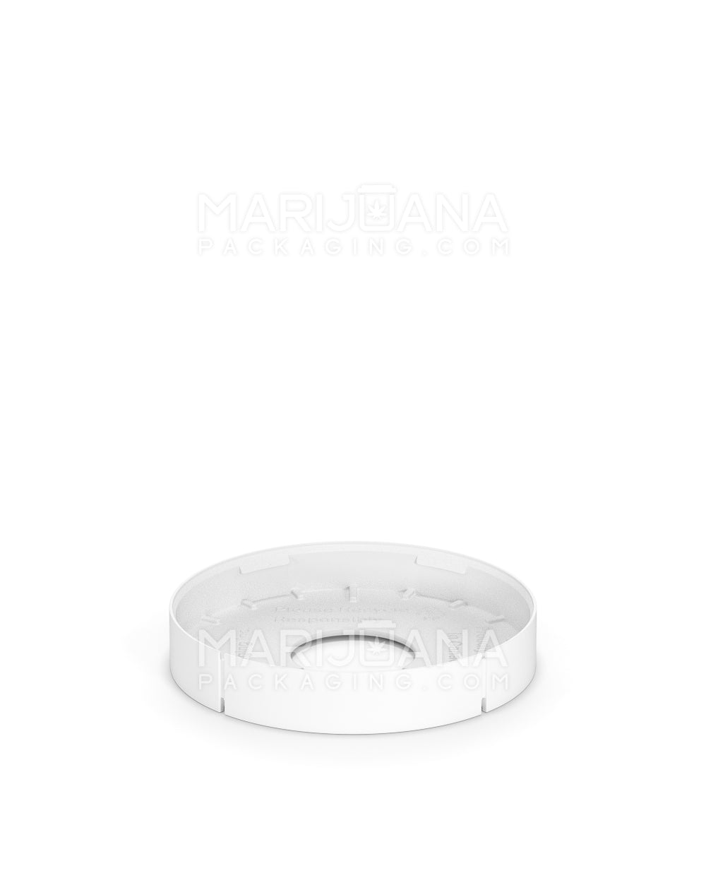 Child Resistant & Tamper Evident | Snap On Plastic Caps for Beverage Can | 53mm - Matte White - 1000 Count - 6
