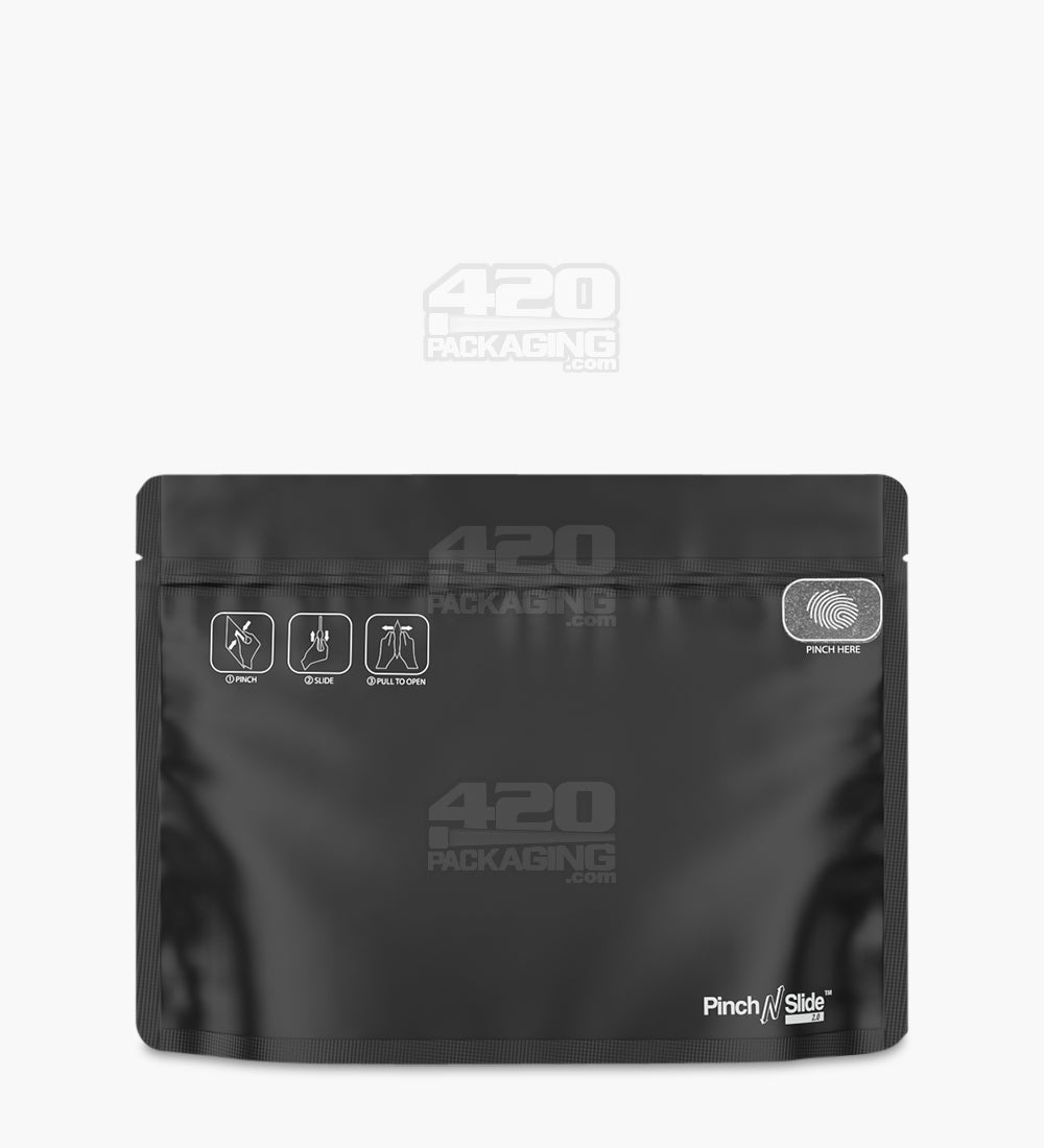 Pinch N Slide 3.0 Matte Black 9x12 Child Resistant Exit Bags 1000/Box - 1