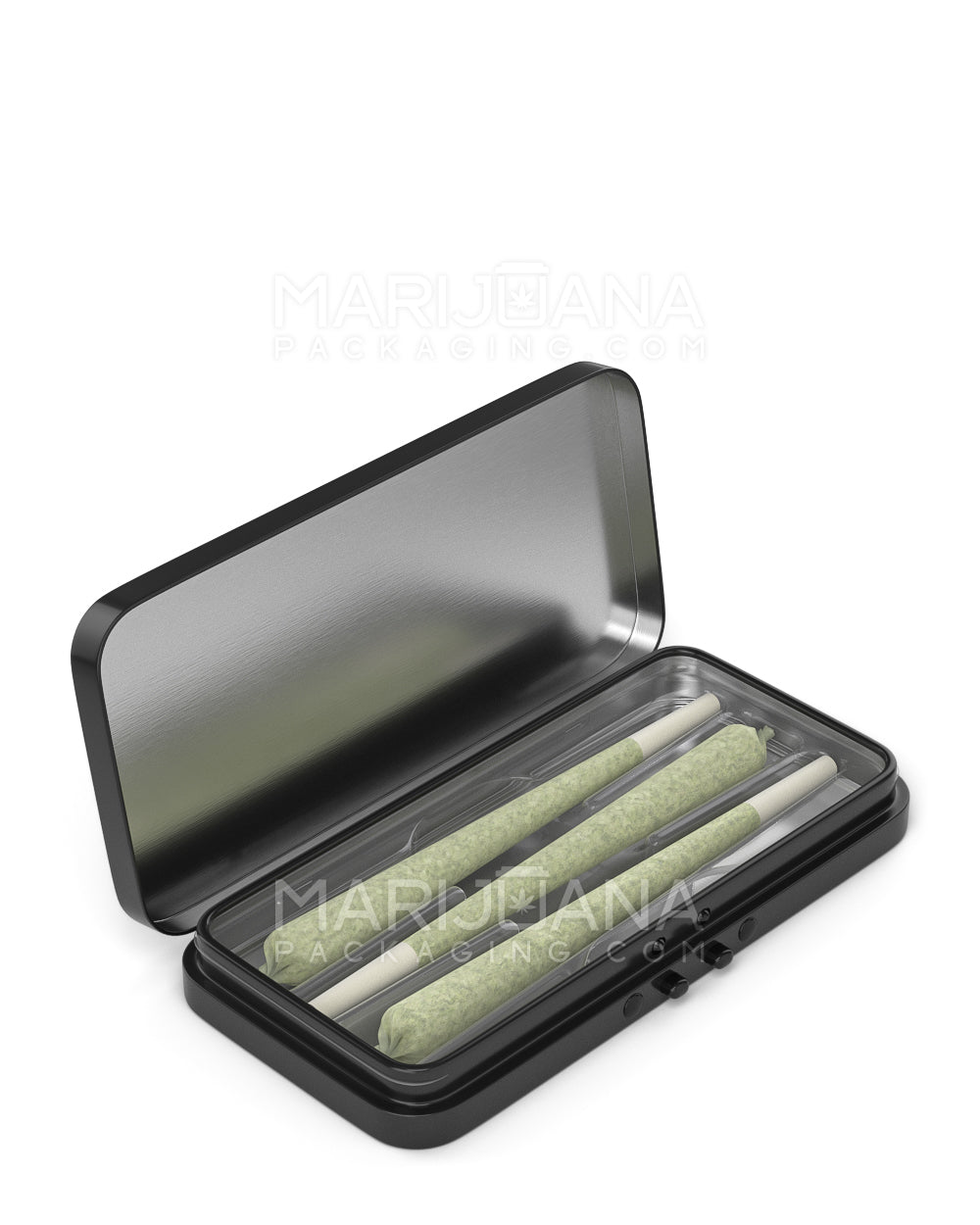 Edible & Joint Box Insert Tray for 3 King Size Pre Rolled Cones | 109mm - Clear Plastic - 100 Count - 8