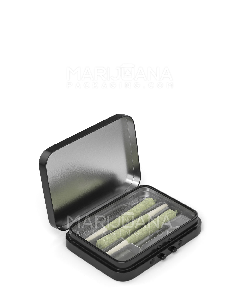 Edible & Joint Box Insert Tray for 3 Mini Pre Rolled Cones | 70mm - Clear Plastic - 100 Count - 8