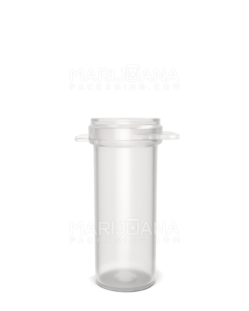 Hinged Lid Pop Top Plastic Seed Container Vial | 9 Dram - Clear - 600 Count - 2