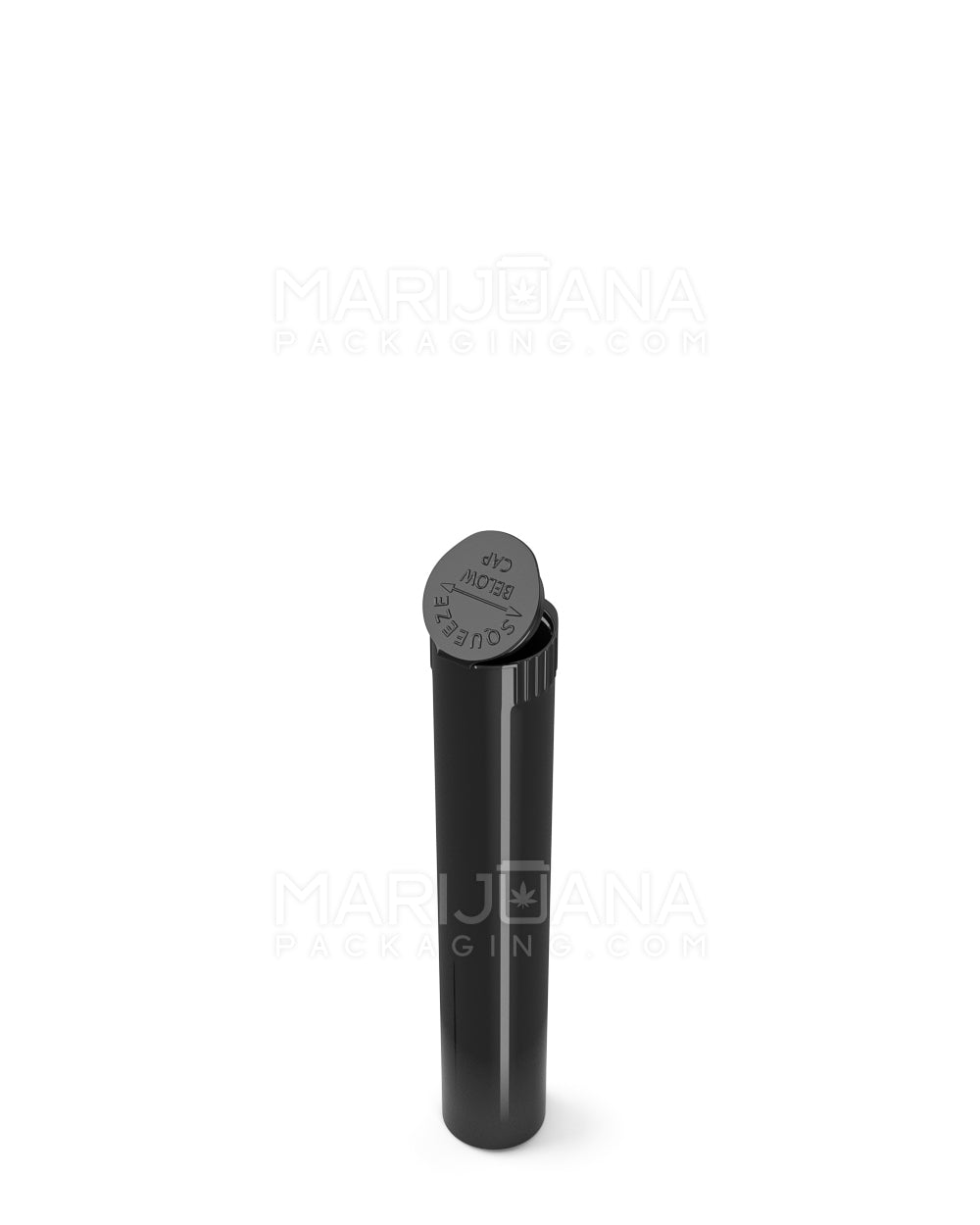 Child Resistant Pop Top Vape Cartridge Tube | 80mm - Black | Sample - 4