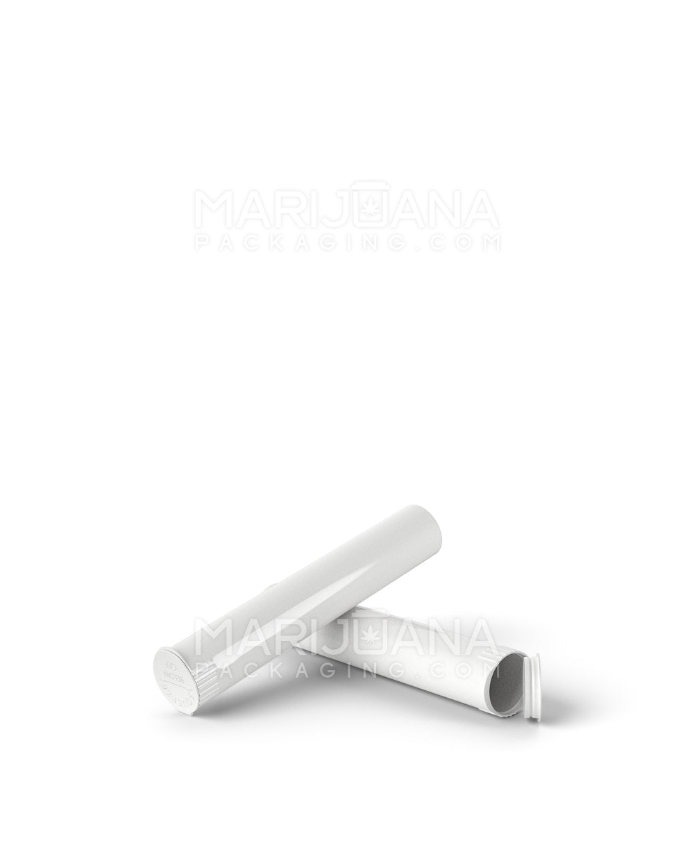 Child Resistant | Pop Top Vape Cartridge Tube | 80mm - White - 1000 Count - 10