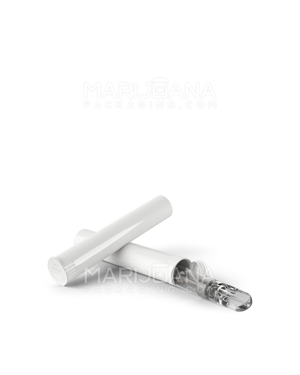 Child Resistant Pop Top Vape Cartridge Tube | 80mm - White | Sample - 5
