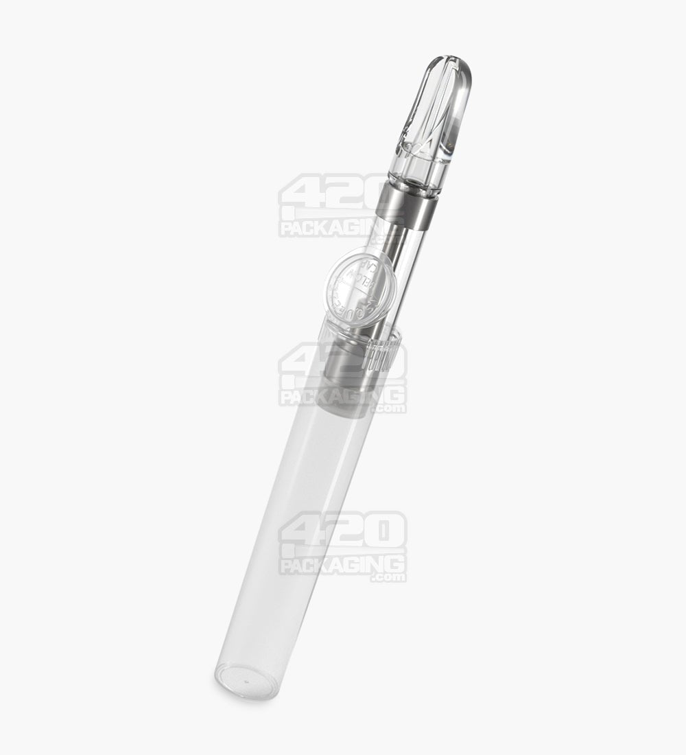 80mm Pop Top Clear Plastic Vape Cartridge Tube 1000/Box - 6