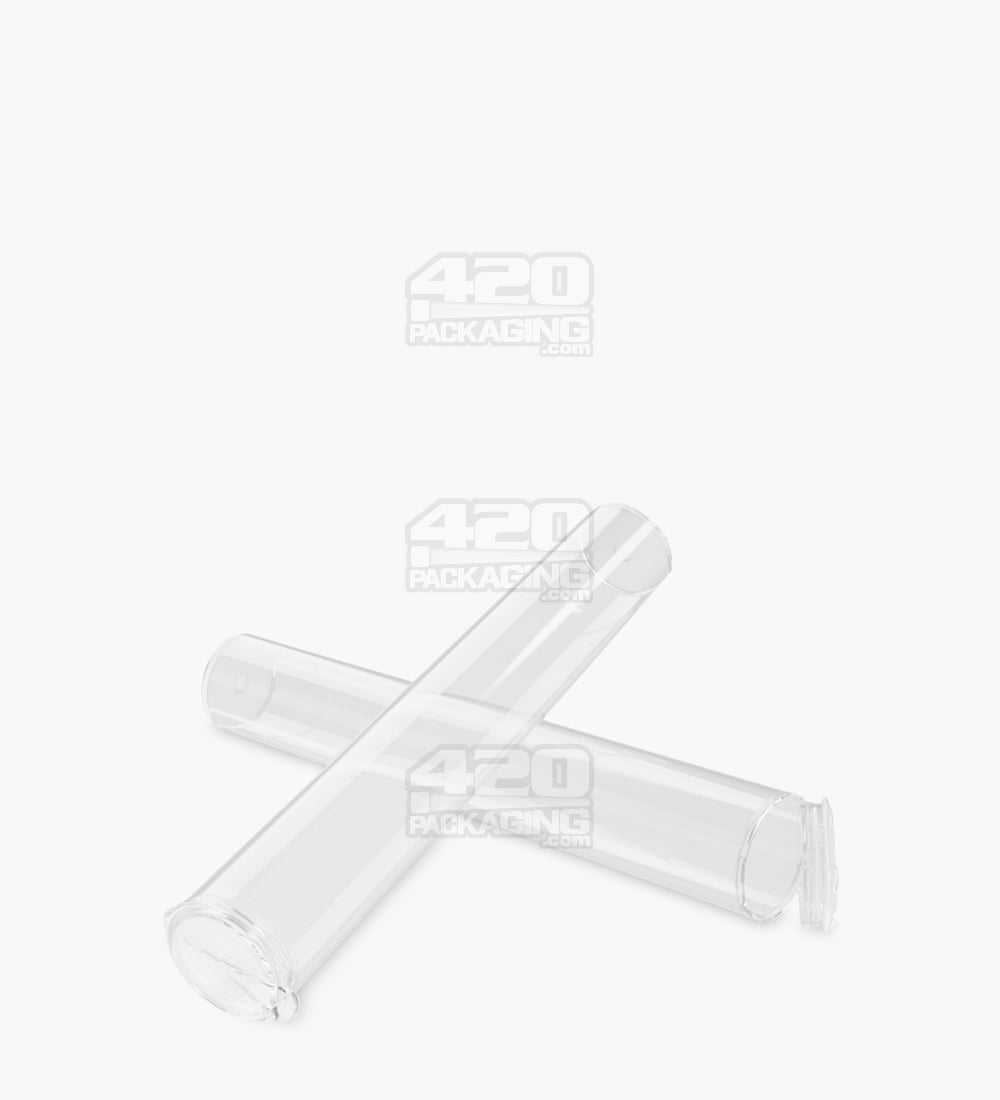 116mm Clear Transparent Child Resistant Pop Top Plastic Pre-Roll Tubes 100/Box - 6