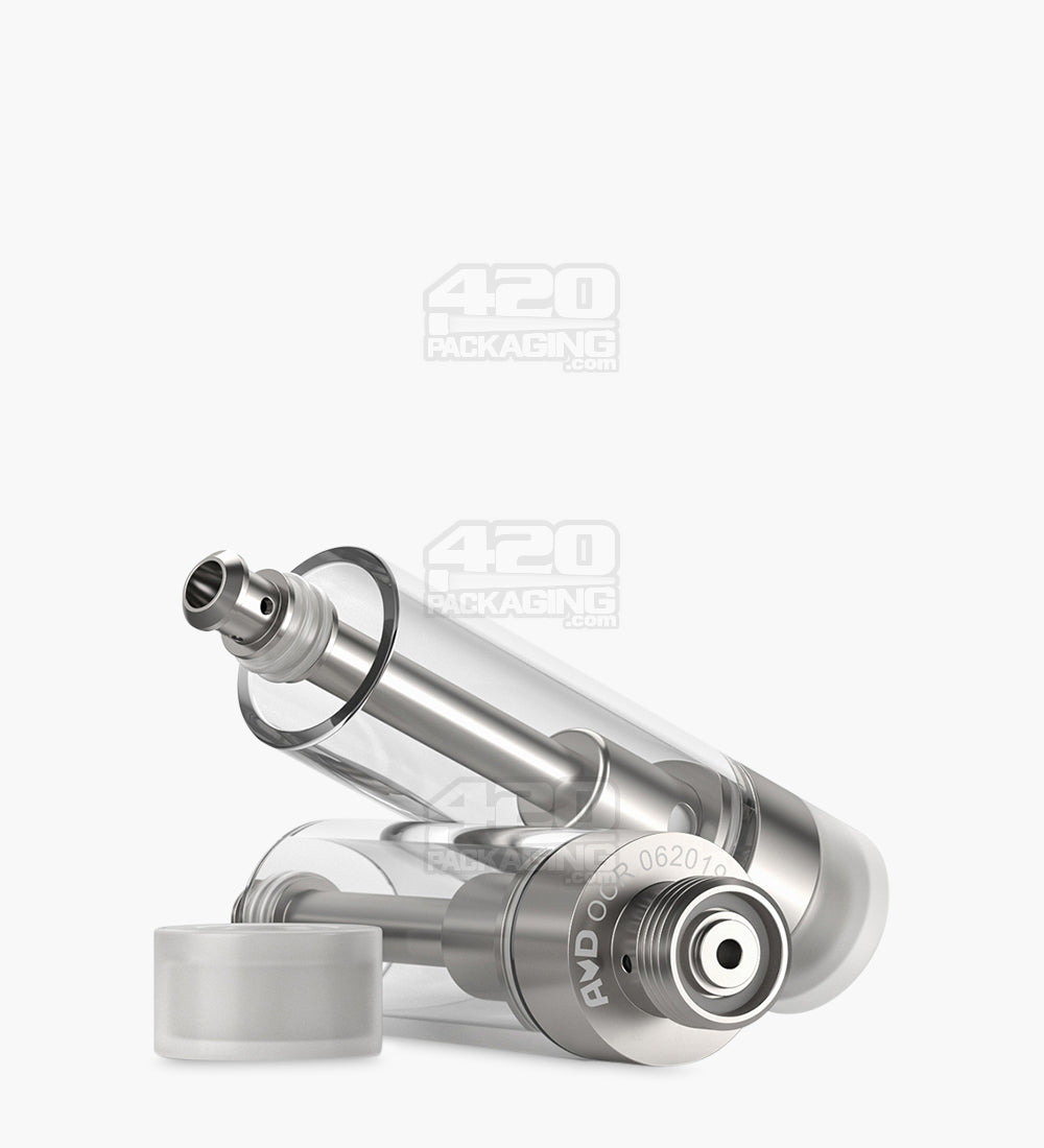 AVD Glass Vape Cartridge 2mm Aperture w/ Eazy Press Mouthpiece Connection 1200/Box - 8