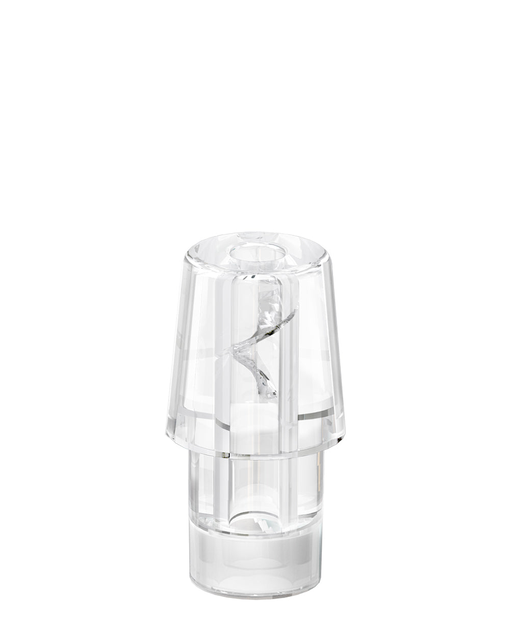 AVD | Stem White Hemp Plastic Blend Rechargeable Disposable Vape Pen w/ Clear Vortex Mouthpiece | 1mL - 220 mAh  - 3