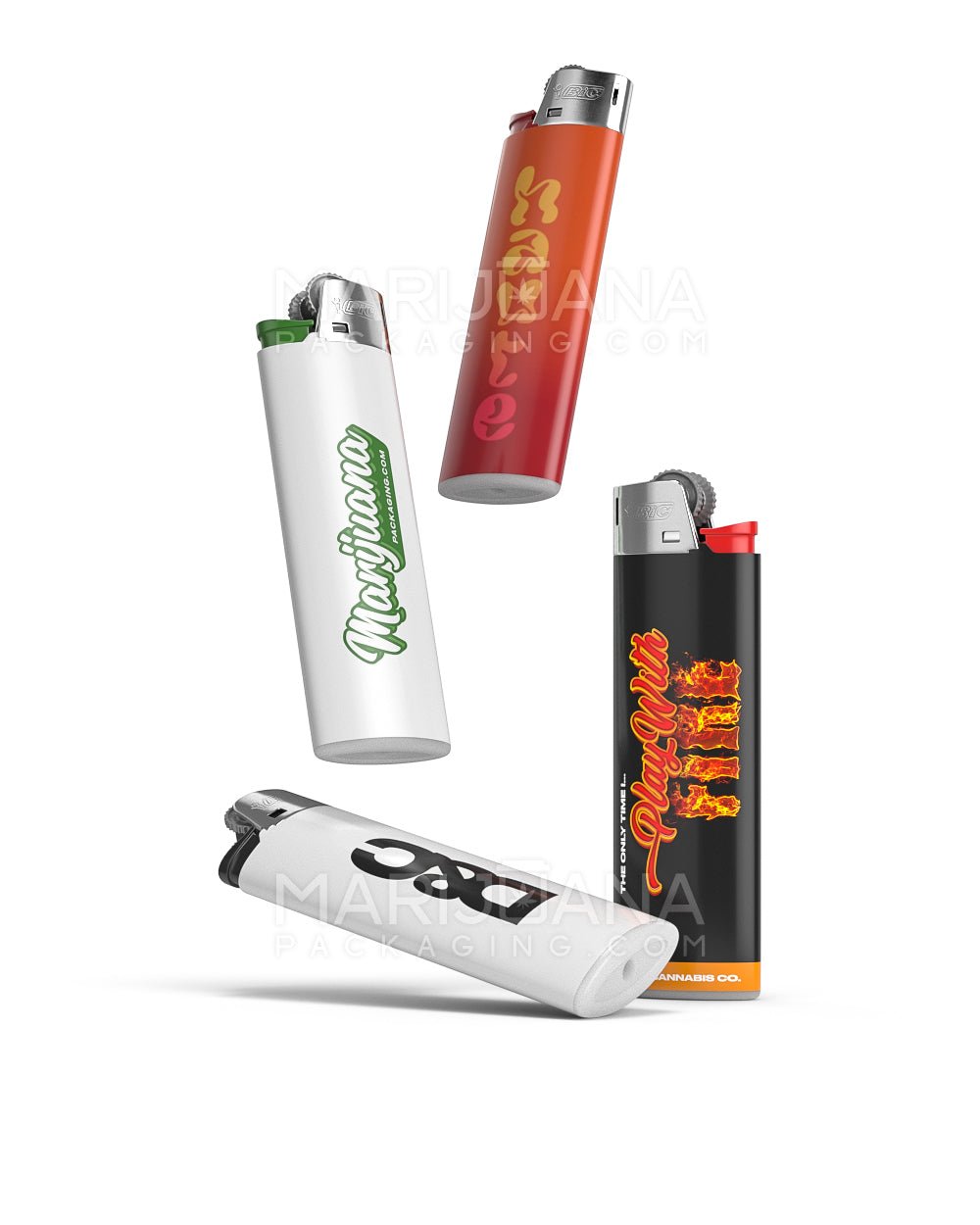 Wholesale Custom BIC Lighters  Bulk Maxi Lighters for Dispensaries