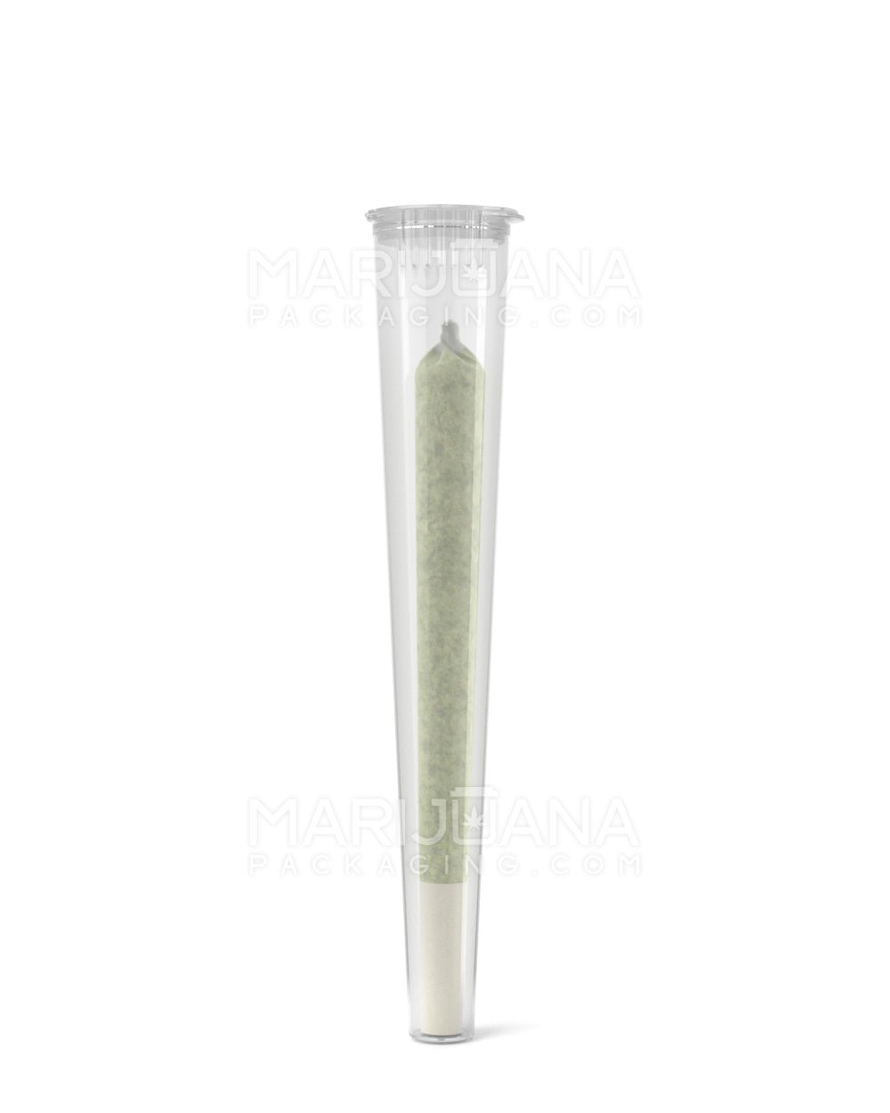 Child Resistant | Pop Top Transparent Conical Pre-Roll Tubes | 109mm - Clear - 1000 Count - 3