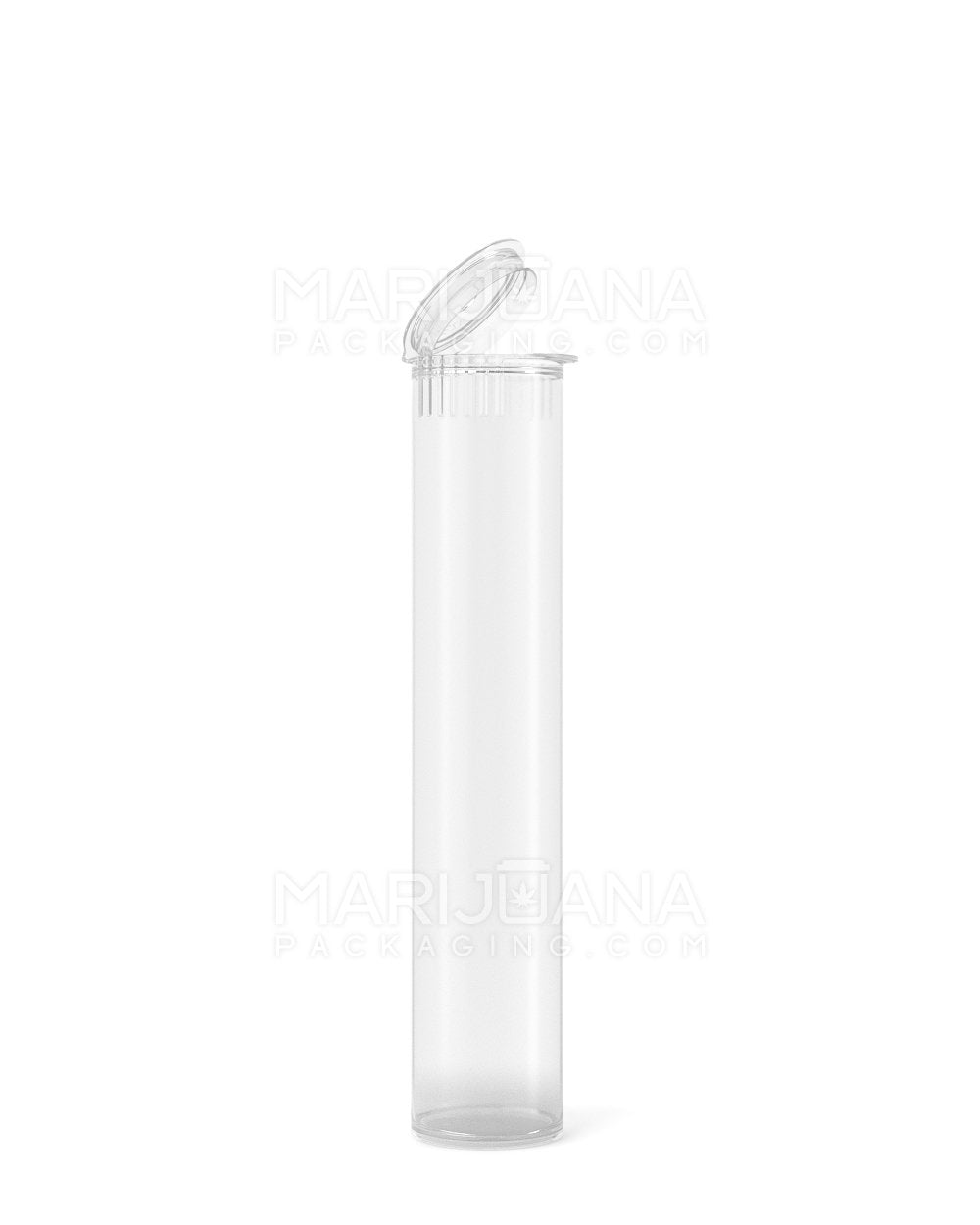 Child Resistant & Sustainable 100% Biodegradable Pop Top Plastic Pre-Roll Tubes | 95mm - Clear | Sample - 1