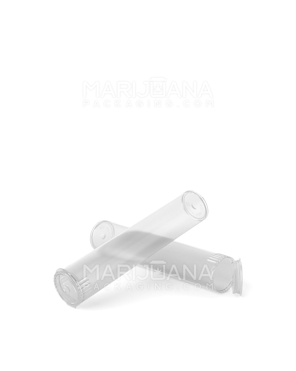 Child Resistant & Sustainable | 100% Biodegradable Pop Top Plastic Pre-Roll Tubes | 95mm - Clear - 1000 Count - 9