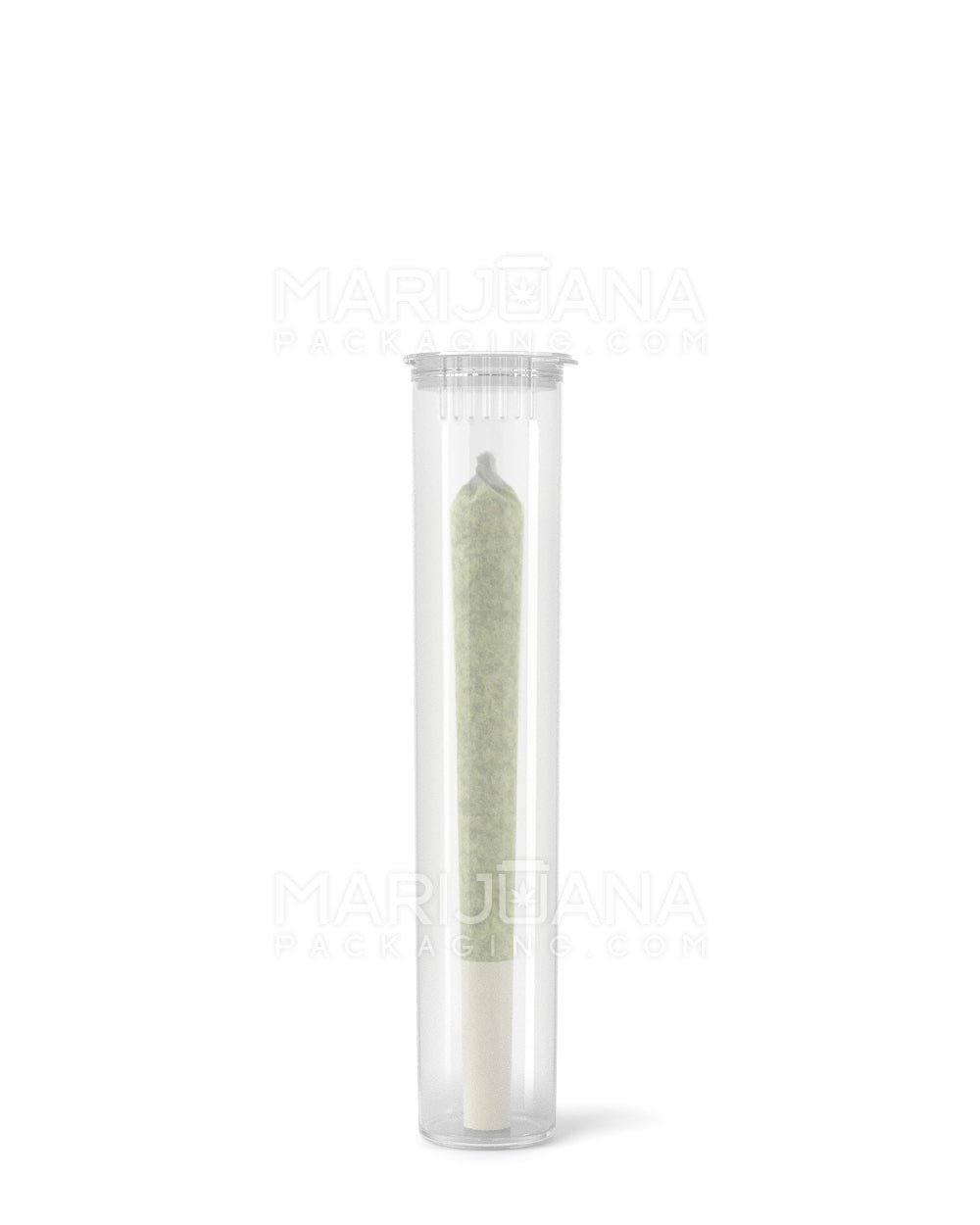 Child Resistant | Pop Top Plastic Pre-Roll Tubes (Open) | 95mm - Clear - 1000 Count - 2