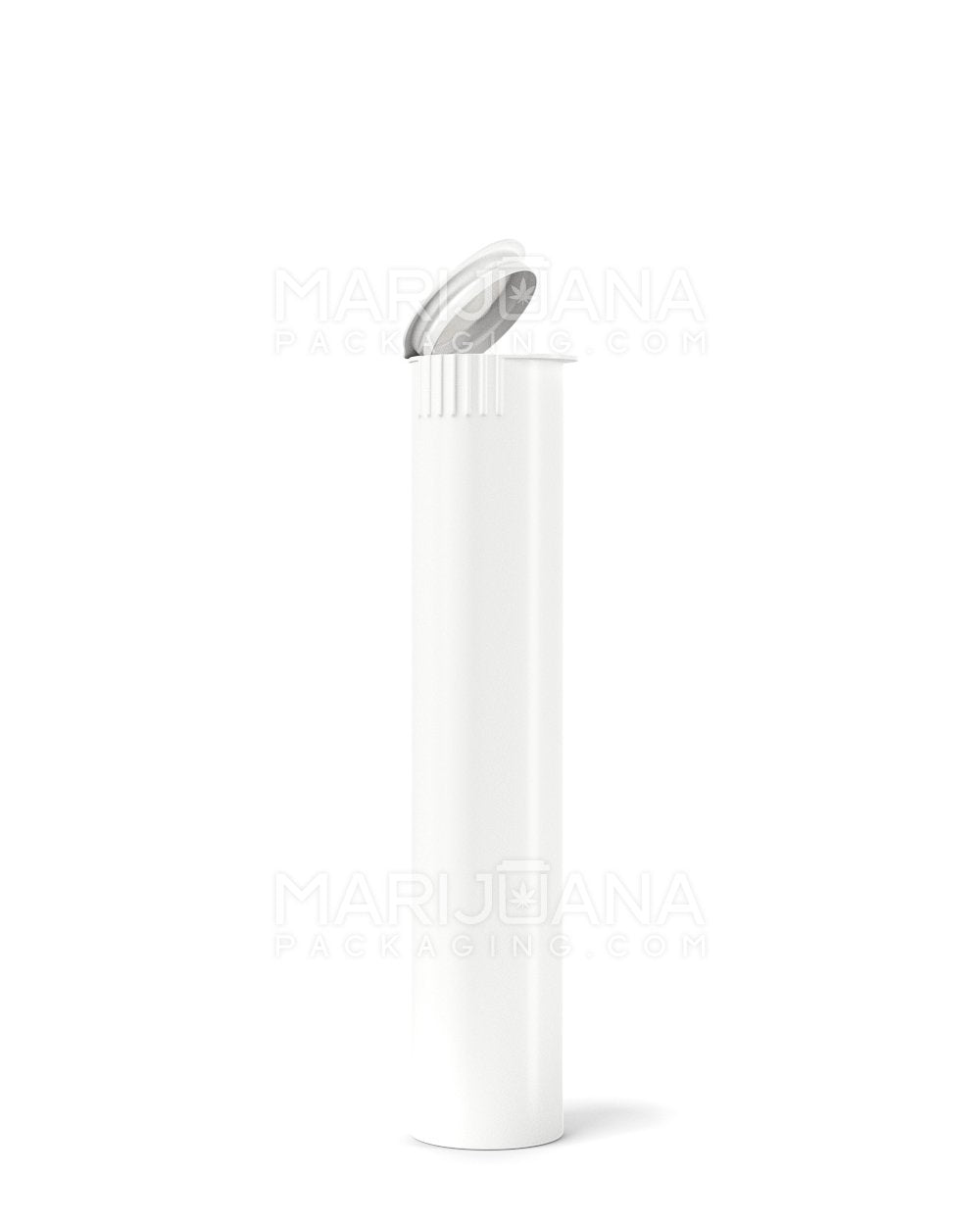 Child Resistant & Sustainable 100% Biodegradable Pop Top Plastic Pre-Roll Tubes | 95mm - White | Sample - 1