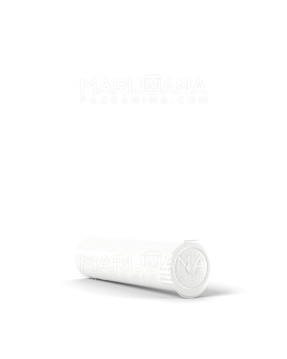 Child Resistant | Pop Top Opaque Plastic Pre-Roll Tubes | 78mm - White - 1200 Count - 5