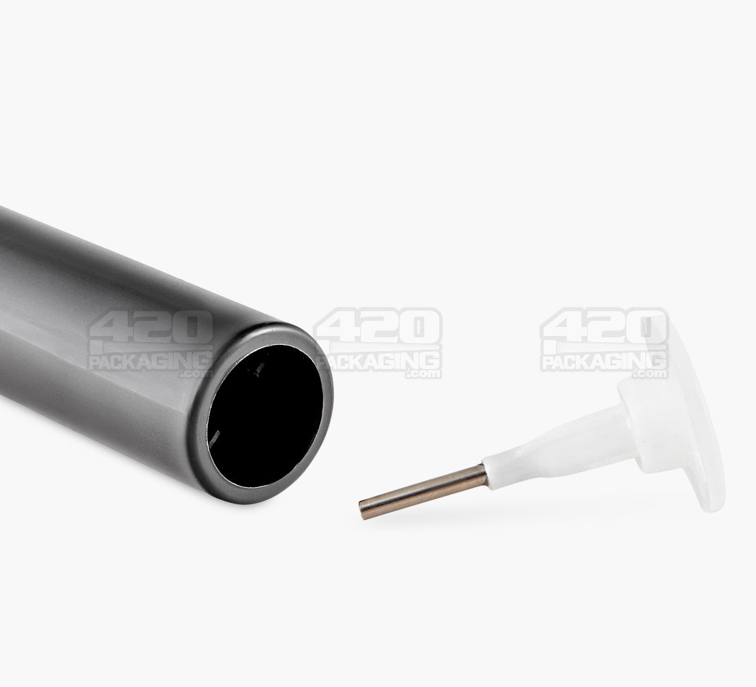 Luer Lock 1ml Black Plastic Child Resistant DymaPak Dab Applicator Syringes w/ Needle Tip 500/Box - 7