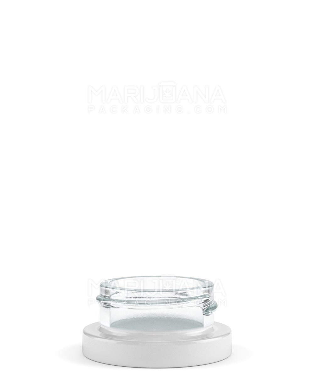 White Glass Concentrate Containers | 38mm - 9mL - 120 Count - 1