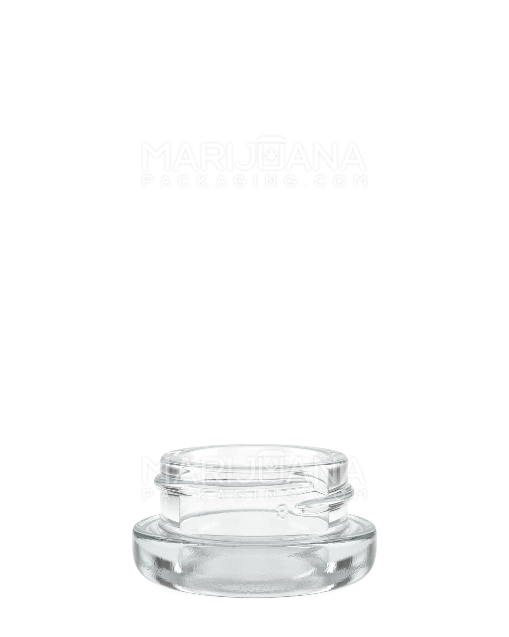 Rounded Base Clear Glass Concentrate Containers | 38mm - 9mL - 320 Count - 1