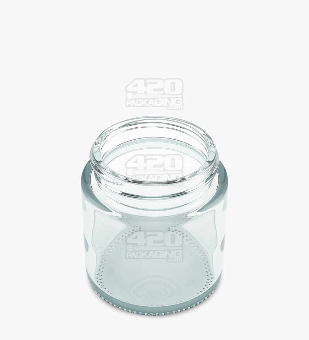 53mm Straight Sided Clear 3.75oz Glass Jar 32/Box - 3