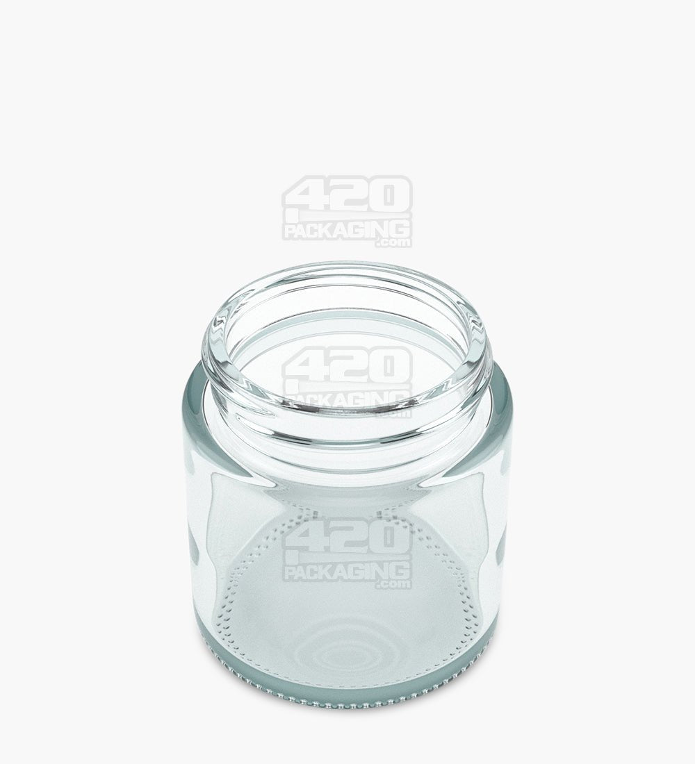 53mm Straight Sided Clear 3.75oz Glass Jar 84/Box - 3
